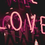 pink Love neon signage